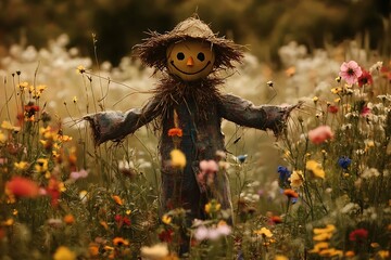 scarecrow in the field