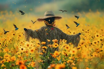scarecrow in the field