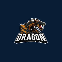 vector illustration eagle logo esport