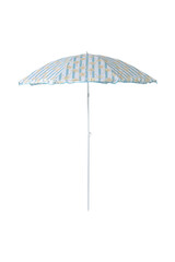 Colorful Beach Umbrella with Strawberry Design – Summer Vector Illustration