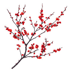 Red abstract patterns design element