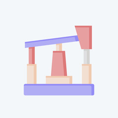 Icon Oil Pump. related to Industry symbol. flat style. design editable