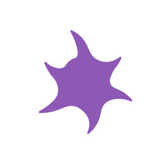 Platelet icon. Blood cell vector illustration.