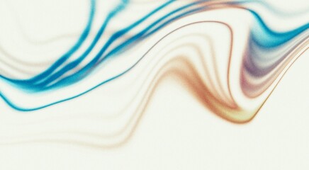 Abstract soft blue white orange teal gradients wave backdrop design, noise texture effect. Smooth color wave noisy website header design, banner, poster