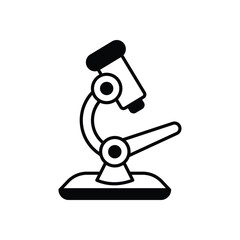 Microscope icon vector stock illustration