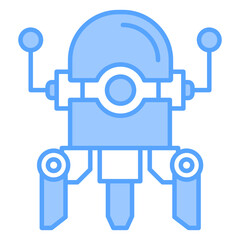Nanobot Blue Icon