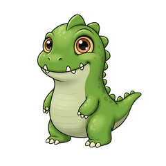 Cute Green Dinosaur