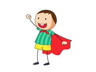 A Child's Imagination Transforms Them Into A Mighty Superhero