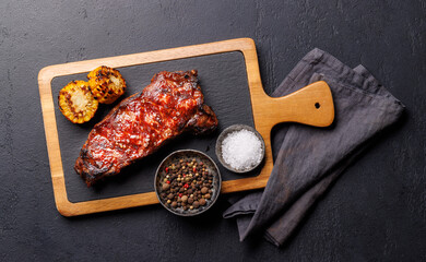 A perfectly cooked striploin steak with a juicy, tender texture
