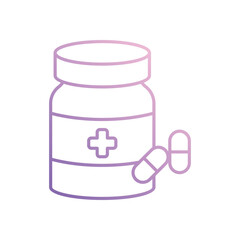 Medication icon vector stock illustration