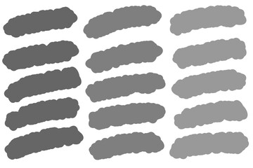 もこもこざらつきグレー系グラデ素材カラーセット © Makidas