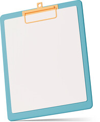 blue clipboard