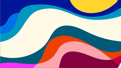 Abstract geometric background vector illustration