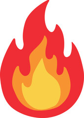 火事や炎のアイコン記号ベクターイラスト