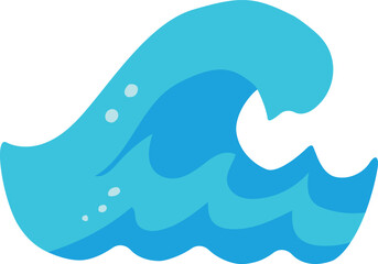 Obraz premium 津波のアイコン記号ベクターイラスト