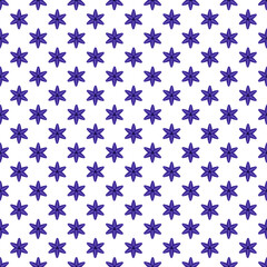 Purple Star Scatter Seamless Pattern