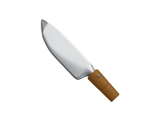 knife icon 3d illustration render