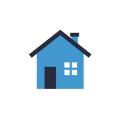 Charming Family House with Lush Garden and Bright Sunny Surroundings.A picturesque cozy house with a lush garden, situated against a clear, sunny sky, promoting tranquility and homeliness.