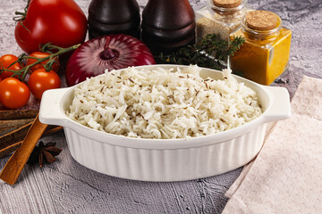 Indian cuisine jeera basmati rice