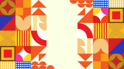 Colors Minimalism Geometric Design Backgrounds