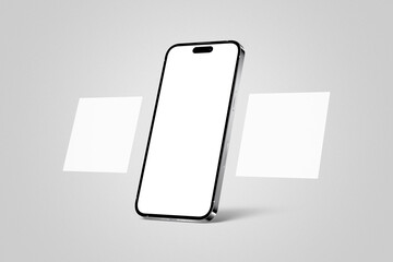 Sosial Media Post Mockup 3D Rendering