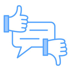 Feedback Blue Icon