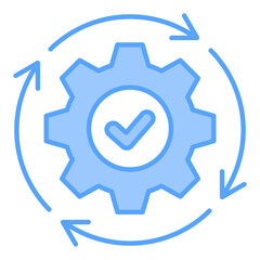 Sustainability Blue Icon