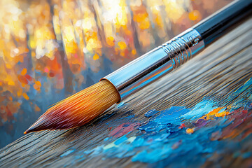 Fototapeta premium artist's brush pen