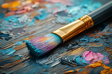 Obraz premium artist's brush pen