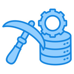 Database Miner Icon For Design Elements