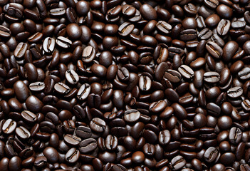 roasted coffee beans background