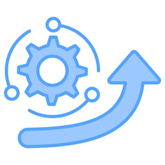Progression Blue Icon