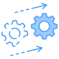 Transition Blue Icon