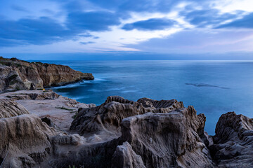 Sunset Cliffs San Diego During Blue Hour