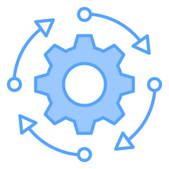 Automation Blue Icon