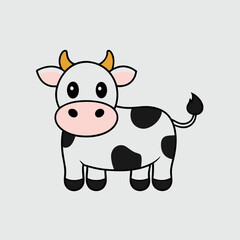 funny cow cartoon
