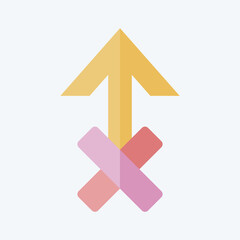 Obraz premium Icon Zeus. related to Astrology symbol. flat style. design editable