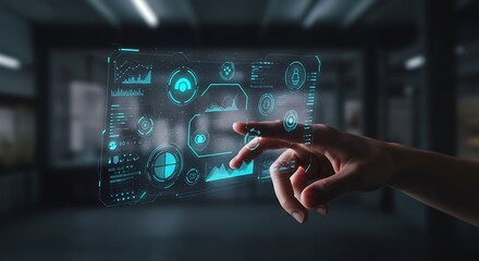 Analyzing Data on Digital Interface with Human Hand