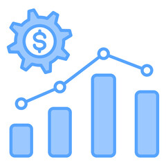 Business Development Blue Icon