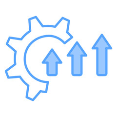 Advancement Blue Icon