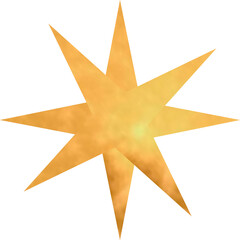 The moon light star shape blink 