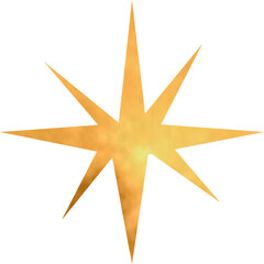 Obraz premium The moon light star shape blink 