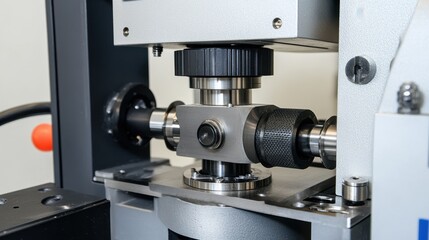 Fototapeta premium Precision Measuring Device in Manufacturing Laboratory for Engineering Applications