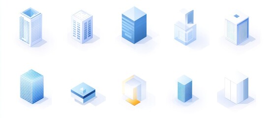 Isometric City Buildings