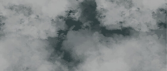 Abstract Gray blurred overlay perfect vintage grunge smoke. White and ash messy wall stucco texture background. Gray aquarelle painted realistic fog or mist smoky textured