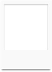 Polaroid frame template