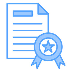 Data Quality Blue Icon