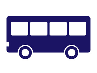 バスのシルエット（アイコン）