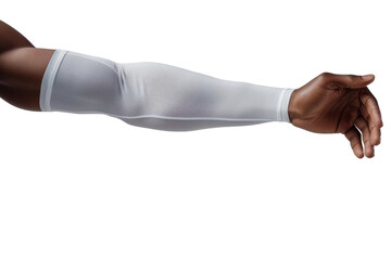 Boost Your Game with Compression Arm Sleeves Isolated On White Background.