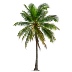 Tropical palm tree fronds green background